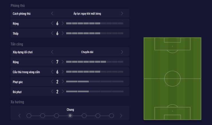 Cách Xếp Đội Hình 5-3-2